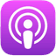 Apple Podcasts logo